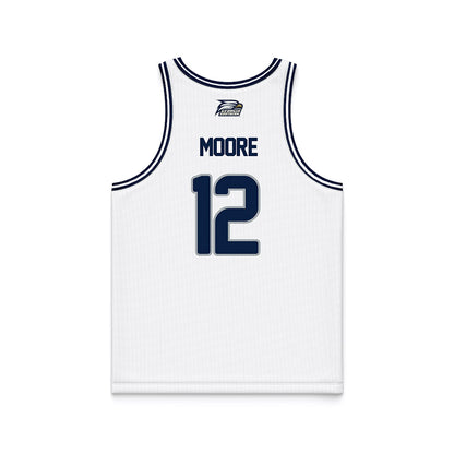 Georgia Southern - NCAA Men's Basketball : Tyren Moore - White Basketball Jersey-1