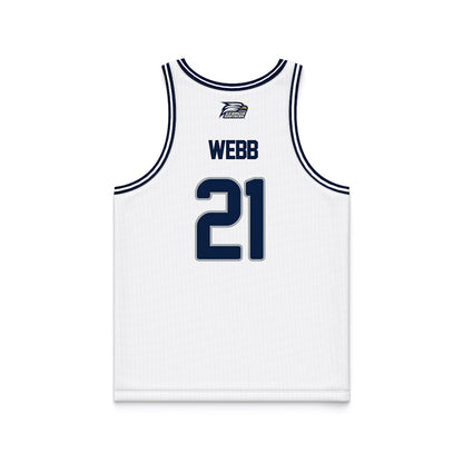 Georgia Southern - NCAA Men's Basketball : Tavarus Webb - White Basketball Jersey-1