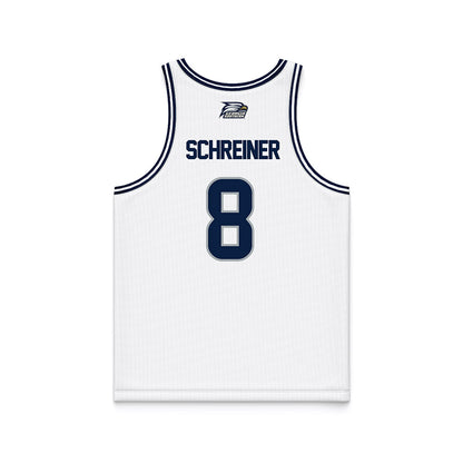 Georgia Southern - NCAA Men's Basketball : Cullen Schreiner - White Basketball Jersey-1