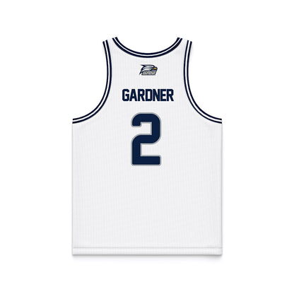 Georgia Southern - NCAA Men's Basketball : Dallas Gardner - White Basketball Jersey-1
