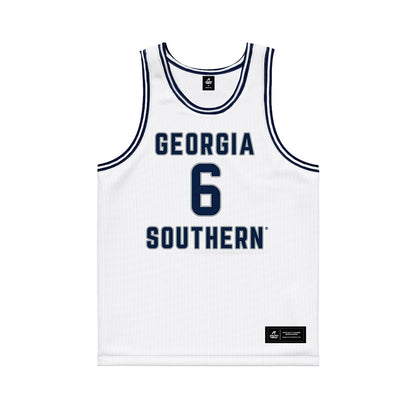 Georgia Southern - NCAA Men's Basketball : Amare Neal - White Basketball Jersey-0