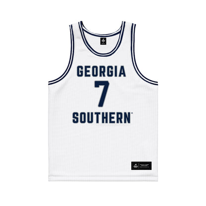 Georgia Southern - NCAA Men's Basketball : Tsvet Sotirov - White Basketball Jersey-0