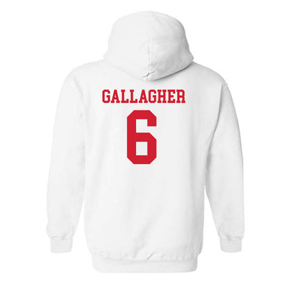 Fairfield - NCAA Men's Lacrosse : Brendan Gallagher - Classic Shersey Hooded Sweatshirt-1