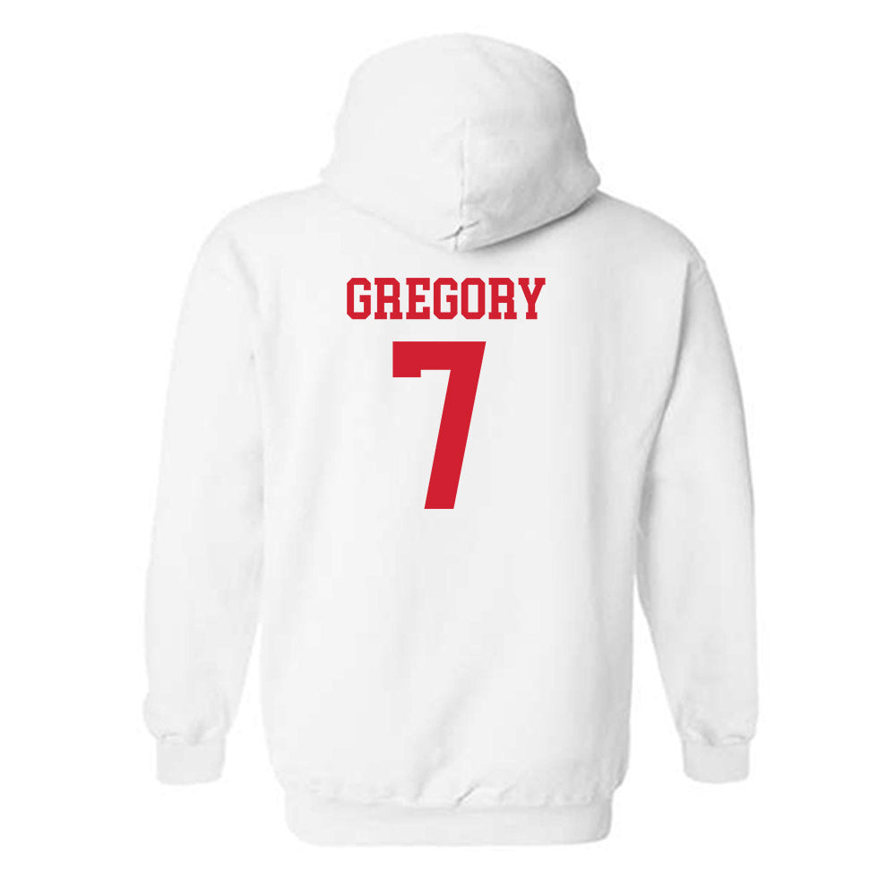 Fairfield - NCAA Women's Basketball : Keyarah Gregory - Classic Shersey Hooded Sweatshirt-1