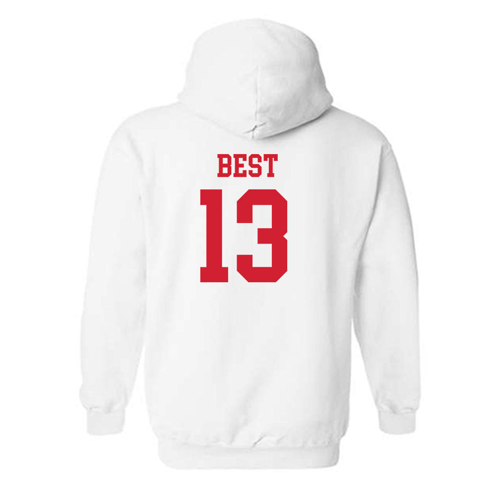Fairfield - NCAA Men's Basketball : Noah Best - Classic Shersey Hooded Sweatshirt-1