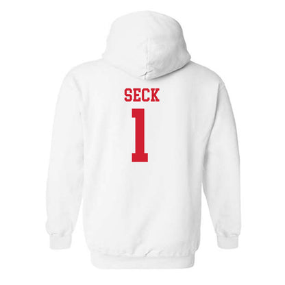 Fairfield - NCAA Men's Basketball : Birima Seck - Classic Shersey Hooded Sweatshirt