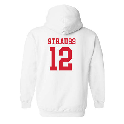 Fairfield - NCAA Women's Lacrosse : Anna Strauss - Classic Shersey Hooded Sweatshirt-1
