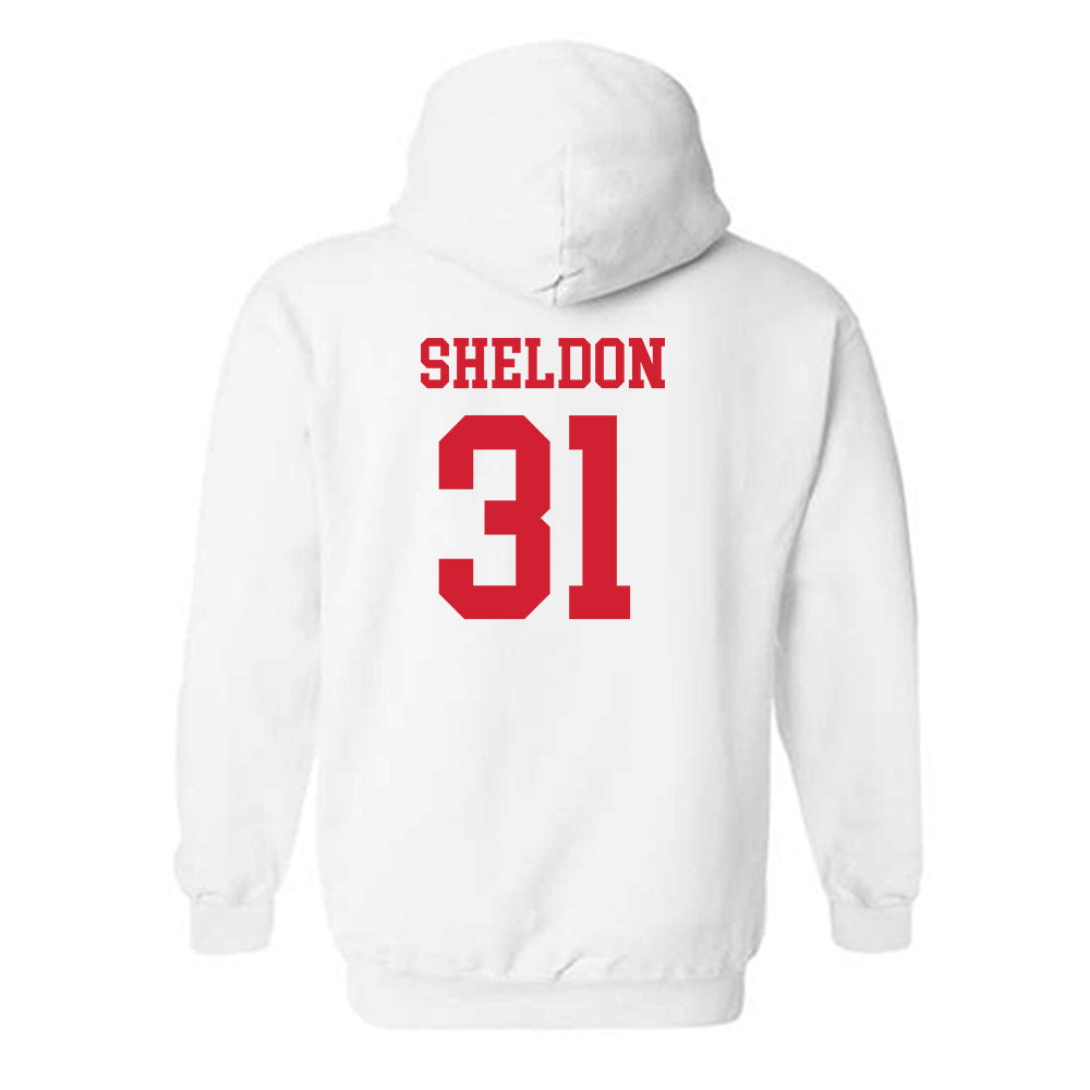 Fairfield - NCAA Baseball : Jack Sheldon - Classic Shersey Hooded Sweatshirt-1