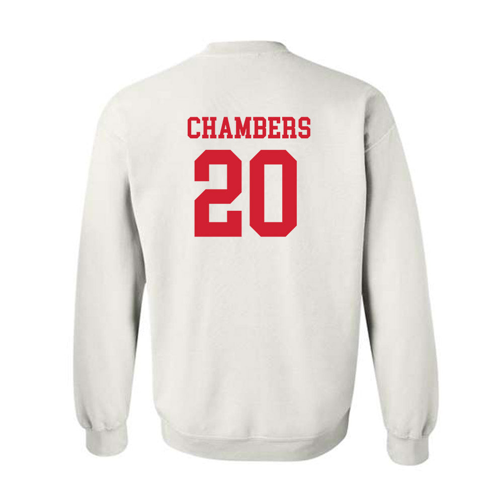 Fairfield - NCAA Baseball : Joseph Chambers - Classic Shersey Crewneck Sweatshirt-1