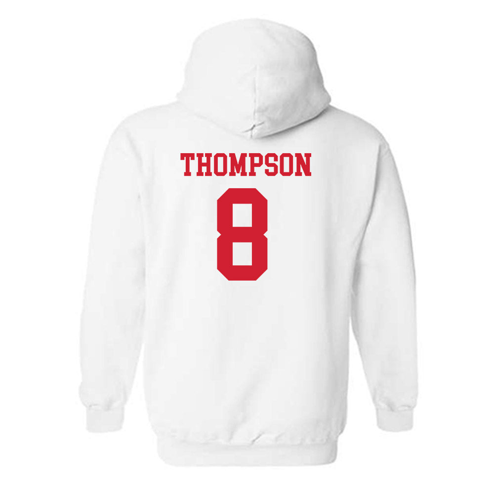 Fairfield - NCAA Men's Soccer : Drew Thompson - Classic Shersey Hooded Sweatshirt-1