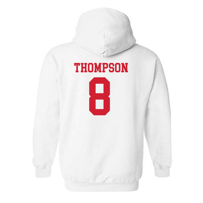 Fairfield - NCAA Men's Soccer : Drew Thompson - Classic Shersey Hooded Sweatshirt-1