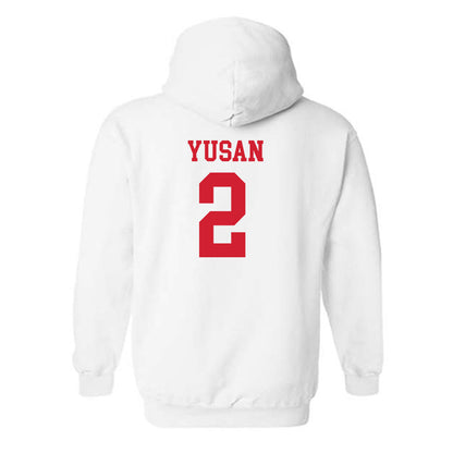 Fairfield - NCAA Women's Basketball : Selen Yusan - Classic Shersey Hooded Sweatshirt-1