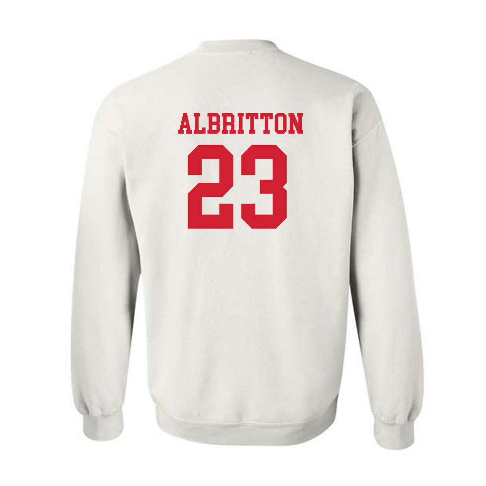 Fairfield - NCAA Men's Soccer : Sean Albritton - Classic Shersey Crewneck Sweatshirt-1