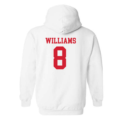 Fairfield - NCAA Men's Basketball : Tony Williams - Classic Shersey Hooded Sweatshirt-1