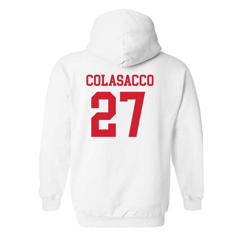 Fairfield - NCAA Women's Lacrosse : Sophia Colasacco - Classic Shersey Hooded Sweatshirt-1