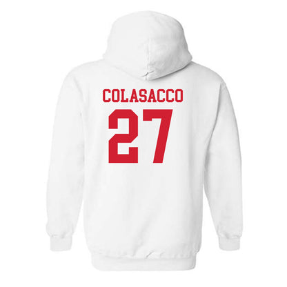 Fairfield - NCAA Women's Lacrosse : Sophia Colasacco - Classic Shersey Hooded Sweatshirt-1
