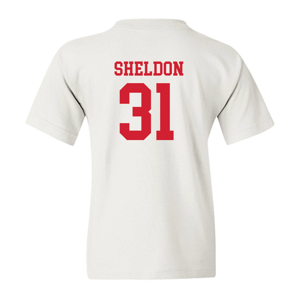 Fairfield - NCAA Baseball : Jack Sheldon - Classic Shersey Youth T-Shirt-1