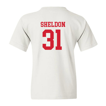 Fairfield - NCAA Baseball : Jack Sheldon - Classic Shersey Youth T-Shirt-1