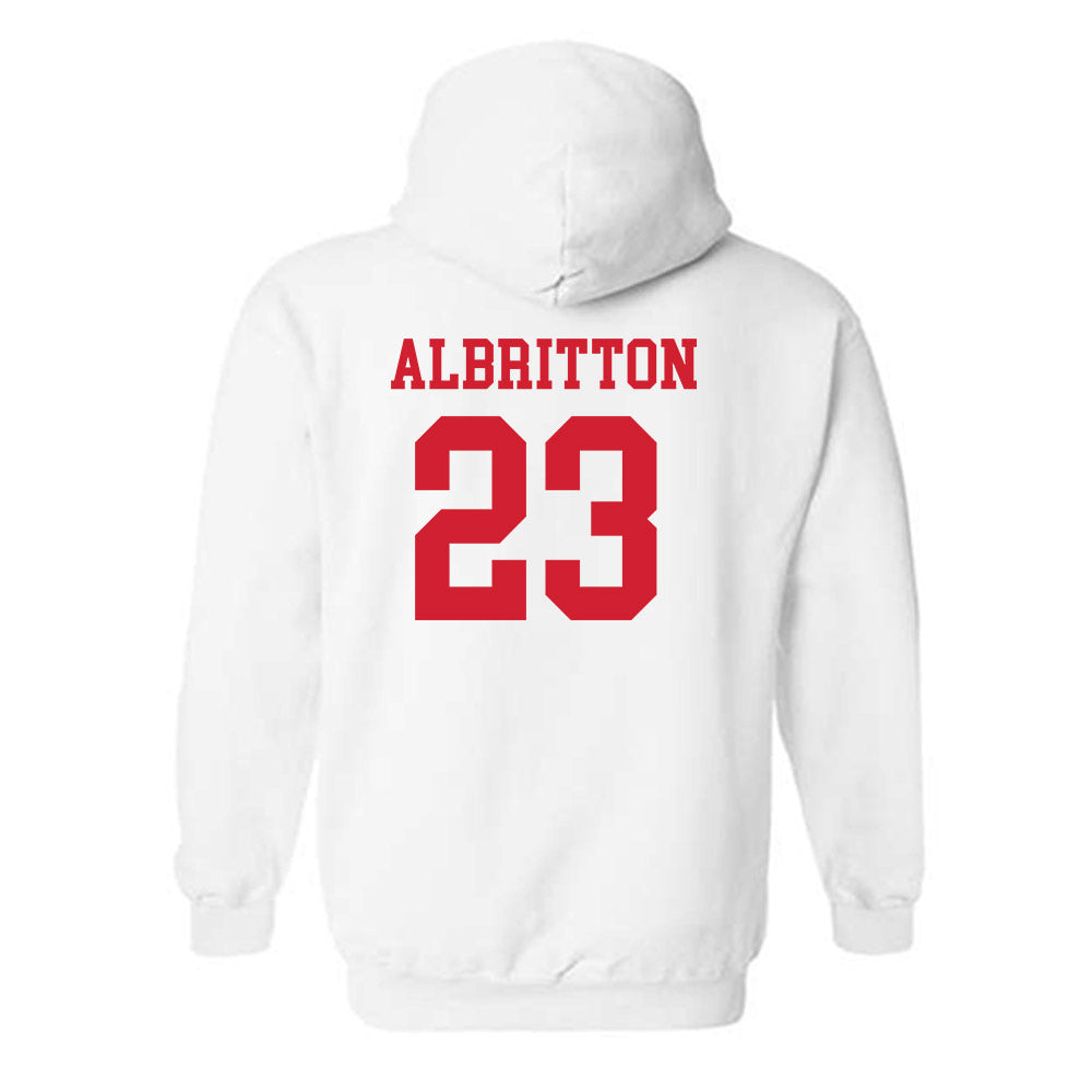 Fairfield - NCAA Men's Soccer : Sean Albritton - Classic Shersey Hooded Sweatshirt-1