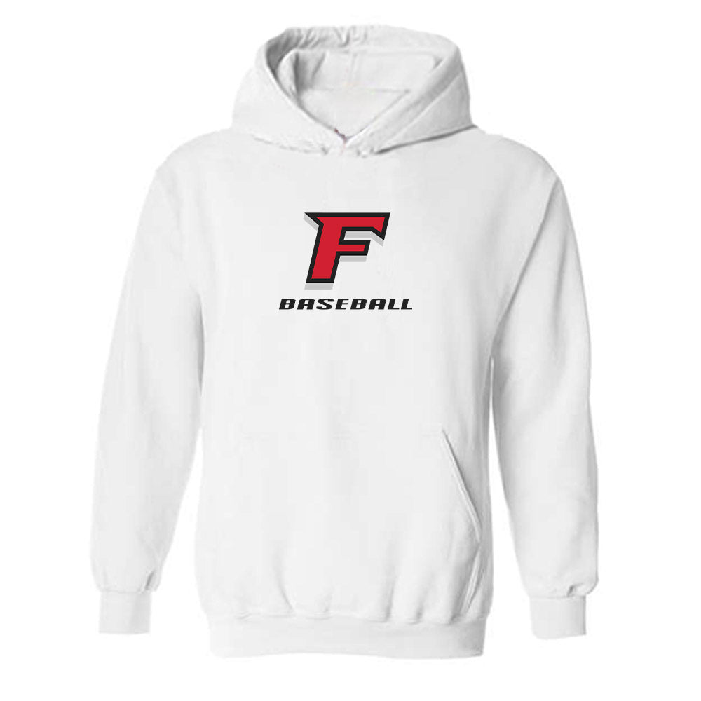 Fairfield - NCAA Baseball : Boden Swanson - Classic Shersey Hooded Sweatshirt-0