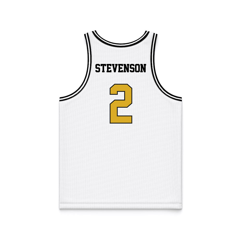 PFW - NCAA Men's Basketball : Mikale Stevenson - White Basketball Jersey-1