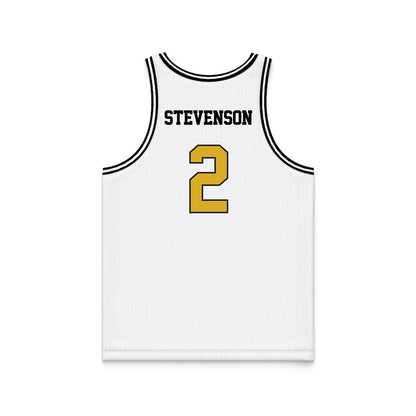 PFW - NCAA Men's Basketball : Mikale Stevenson - White Basketball Jersey-1