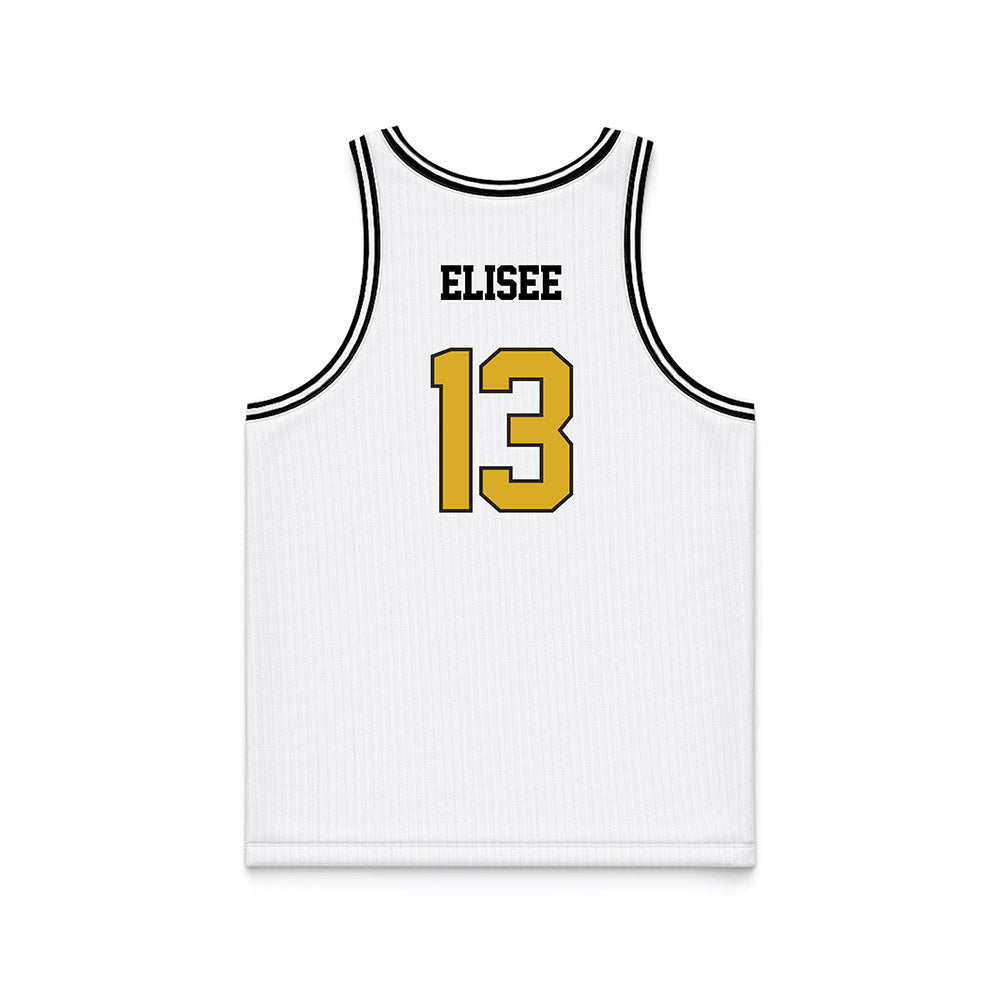 PFW - NCAA Men's Basketball : Deangelo Elisee - White Basketball Jersey