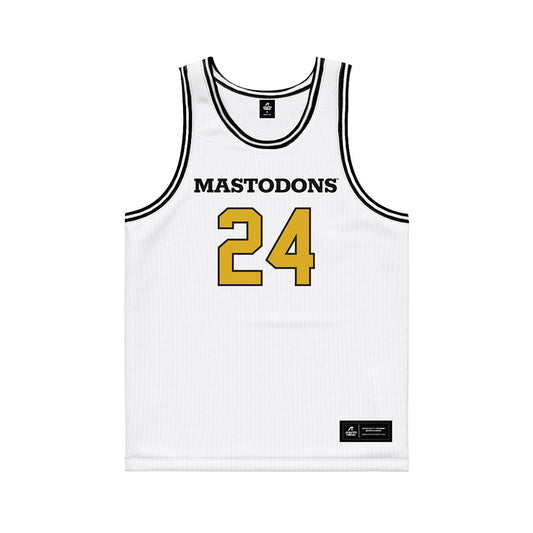 PFW - NCAA Men's Basketball : Mason Shrout - White Basketball Jersey-0