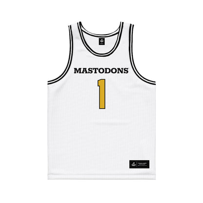 PFW - NCAA Men's Basketball : Ebrahim Kaba - White Basketball Jersey-0