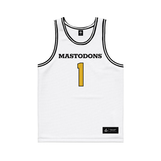 PFW - NCAA Men's Basketball : Ebrahim Kaba - White Basketball Jersey-0