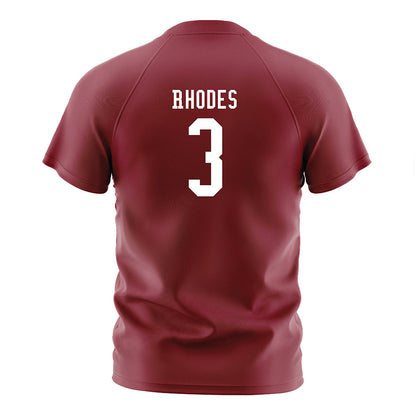 SCU - NCAA Men's Soccer : Keagan Rhodes - Red Soccer Jersey