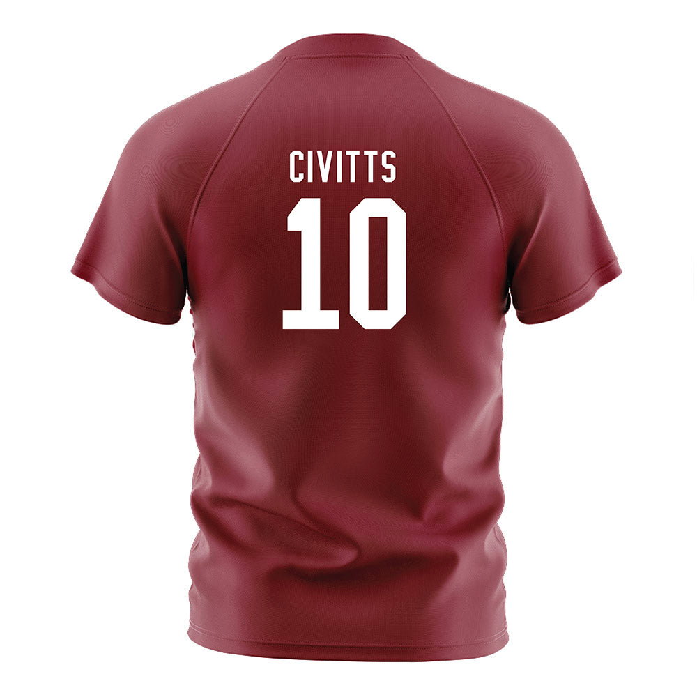 SCU - NCAA Men's Soccer : Jack Civitts - Red Soccer Jersey