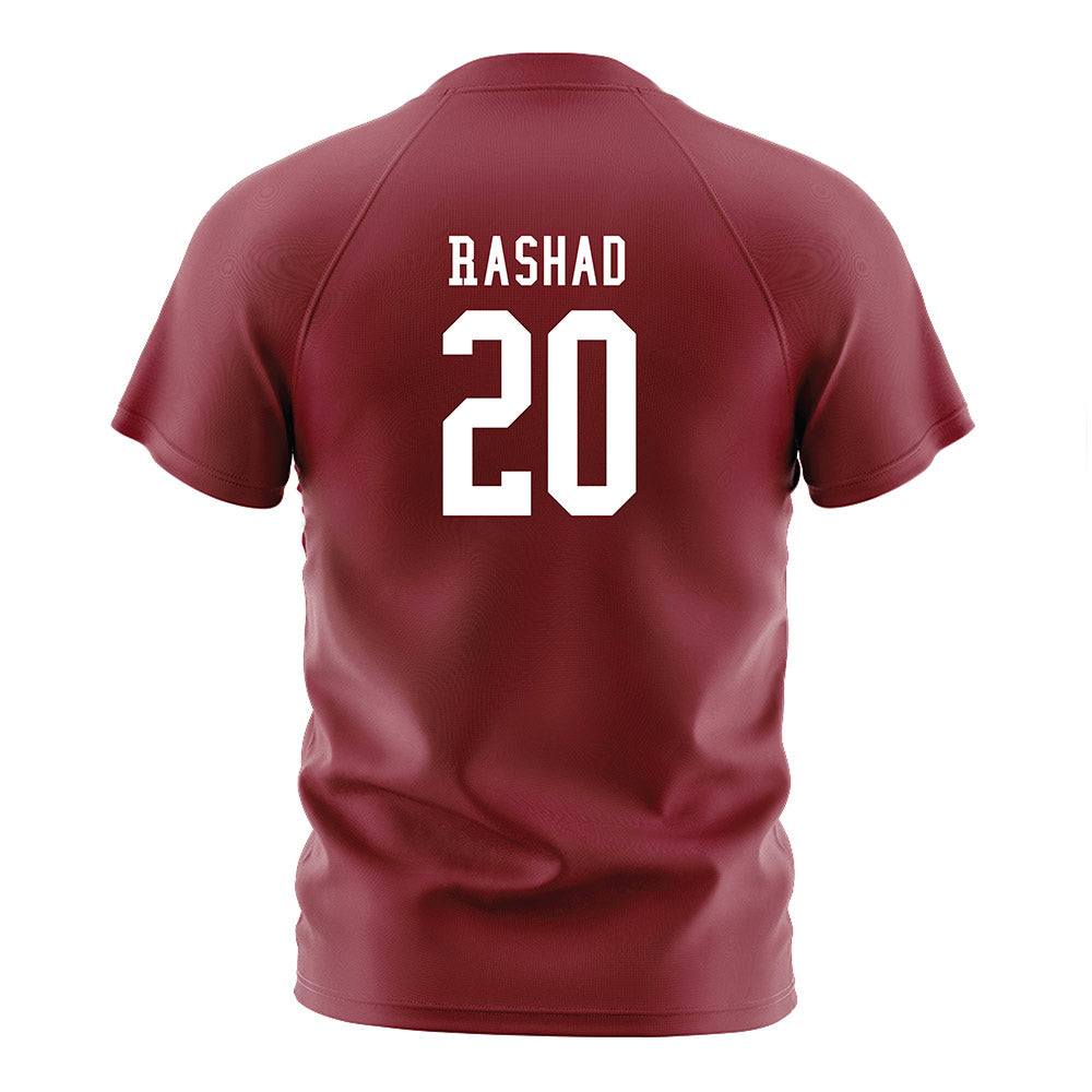 SCU - NCAA Men's Soccer : Khalil Rashad - Red Soccer Jersey