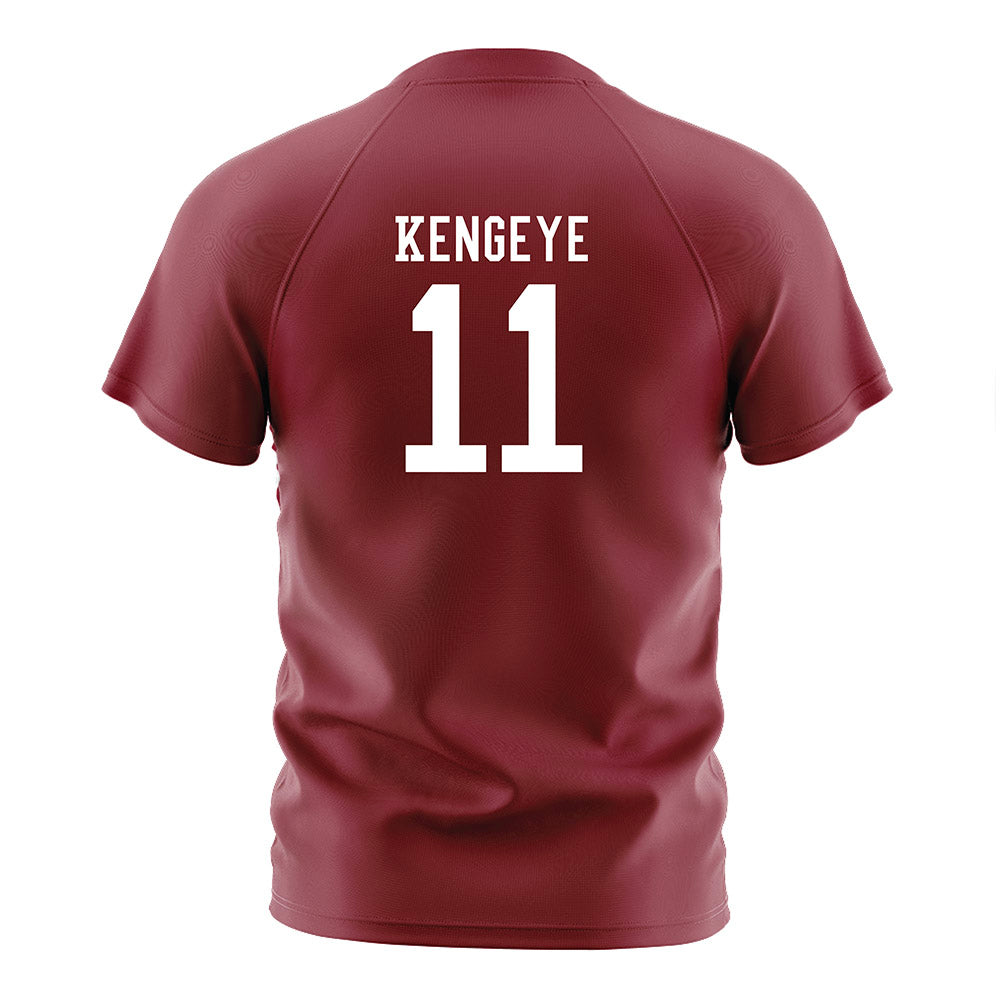 SCU - NCAA Men's Soccer : Baronyi Kengeye - Red Soccer Jersey