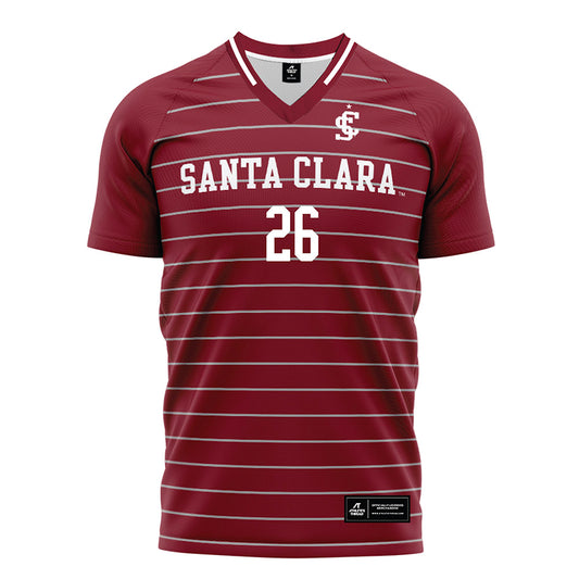 SCU - NCAA Men's Soccer : Jaiden Windell - Red Soccer Jersey