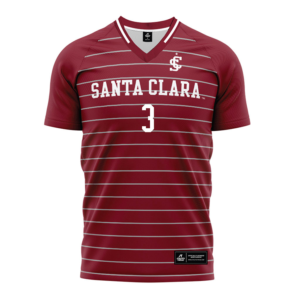 SCU - NCAA Men's Soccer : Keagan Rhodes - Red Soccer Jersey