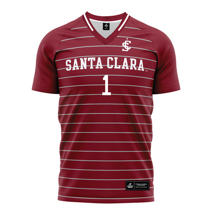 SCU - NCAA Men's Soccer : Eduardo Marin - Red Soccer Jersey-0