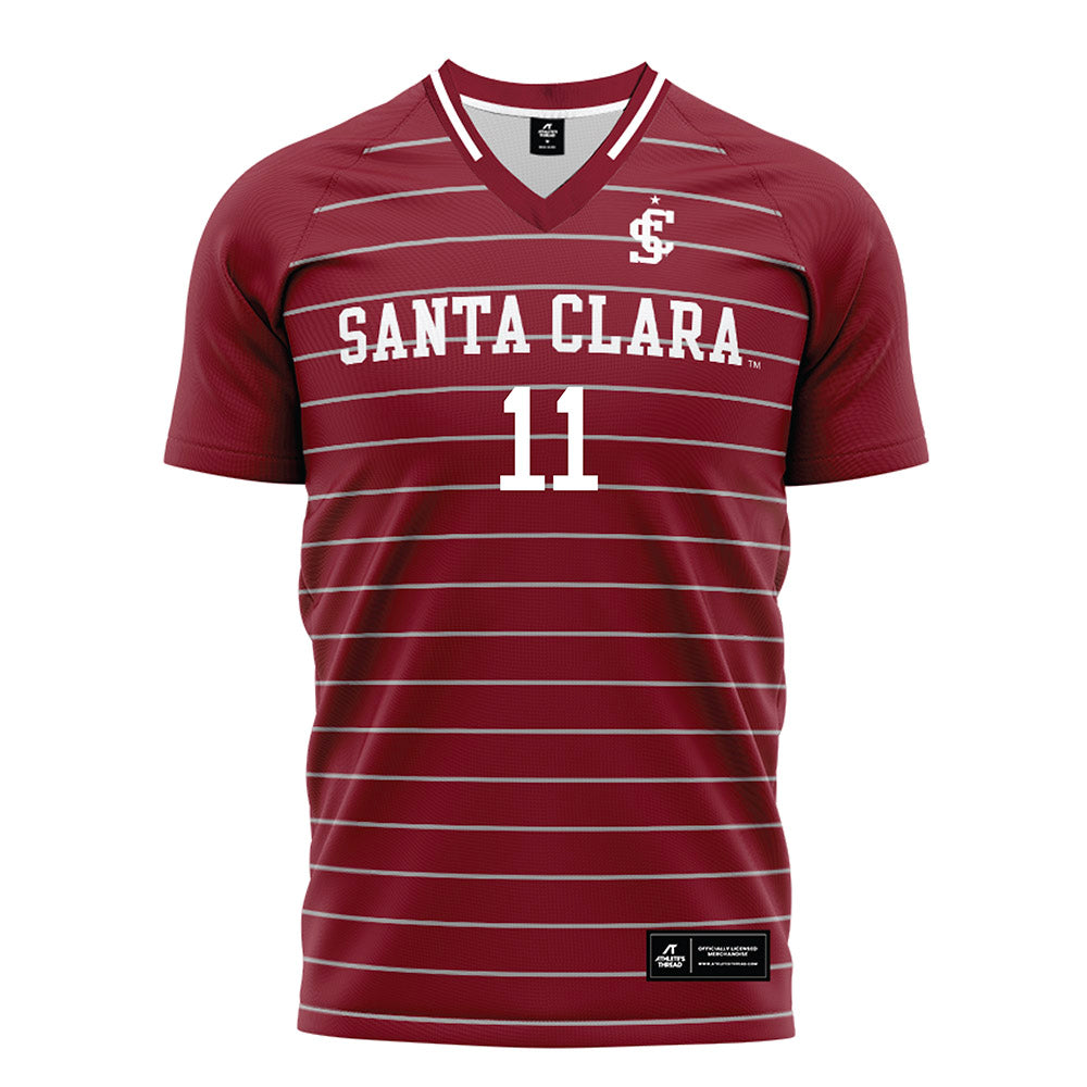 SCU - NCAA Men's Soccer : Baronyi Kengeye - Red Soccer Jersey