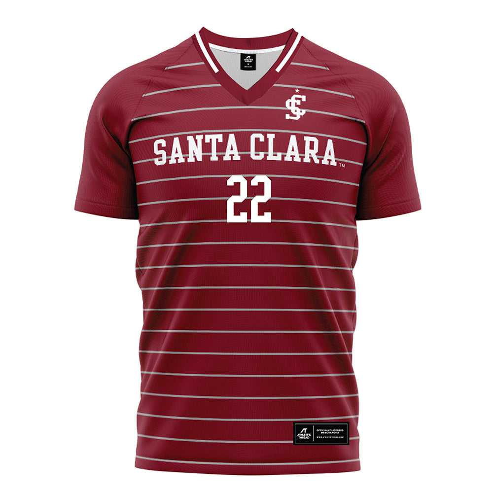 SCU - NCAA Men's Soccer : Simon Diagana - Red Soccer Jersey