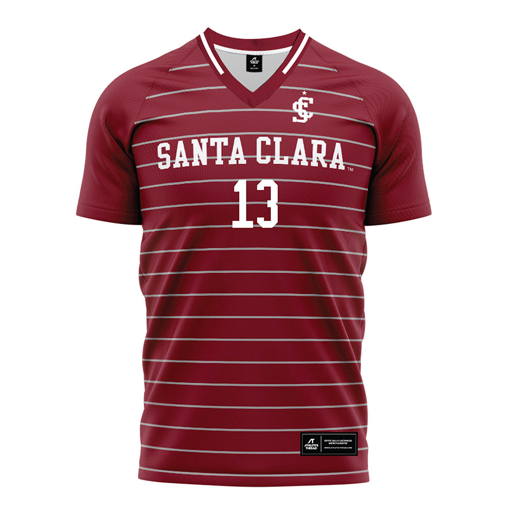 SCU - NCAA Men's Soccer : Alen Begovic - Red Soccer Jersey-0