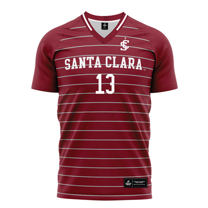 SCU - NCAA Men's Soccer : Alen Begovic - Red Soccer Jersey-0