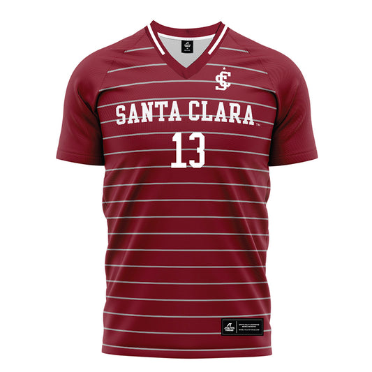 SCU - NCAA Men's Soccer : Alen Begovic - Red Soccer Jersey-0