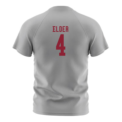 SCU - NCAA Men's Soccer : Naji Elder - Grey Soccer Jersey-1