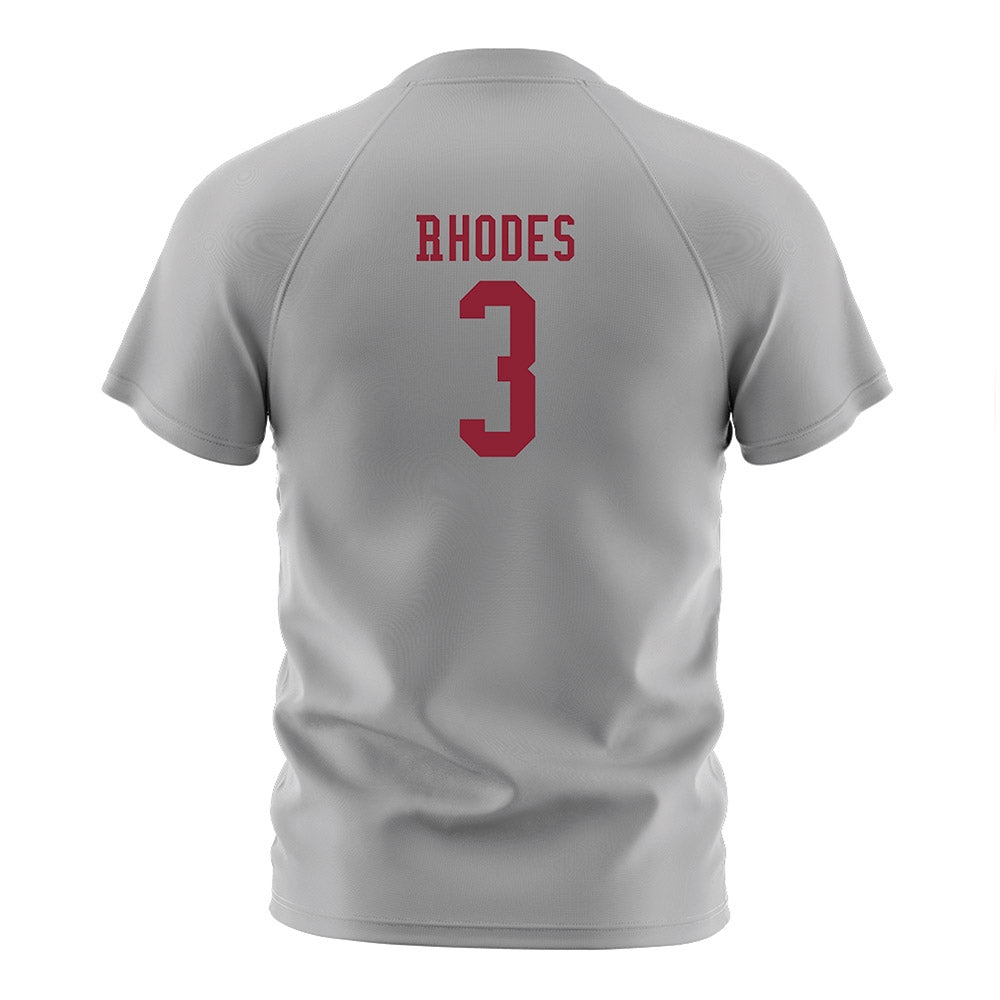 SCU - NCAA Men's Soccer : Keagan Rhodes - Grey Soccer Jersey