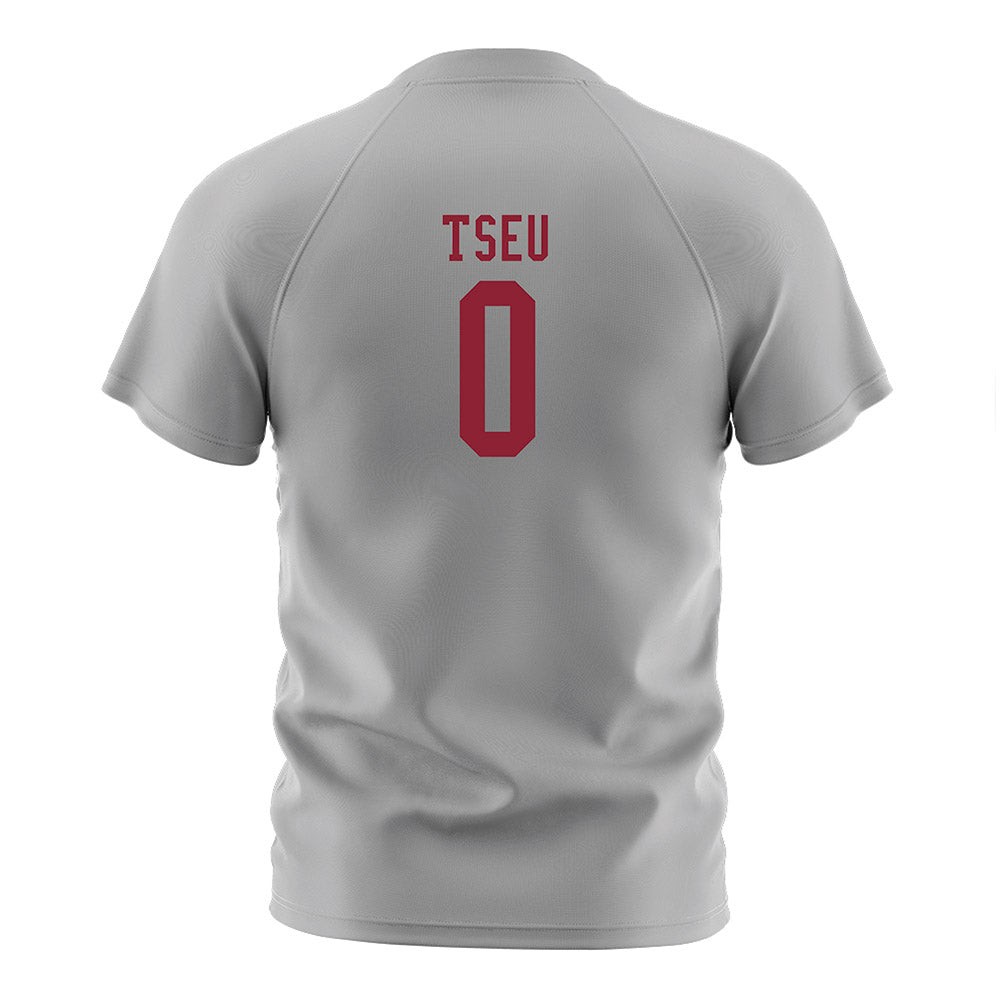 SCU - NCAA Men's Soccer : Carter Tseu - Grey Soccer Jersey-1
