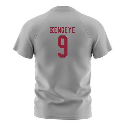 SCU - NCAA Men's Soccer : Baronyi Kengeye - Grey Soccer Jersey-1