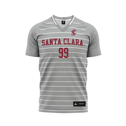 SCU - NCAA Men's Soccer : Jackson Ozburn - Grey Soccer Jersey-0