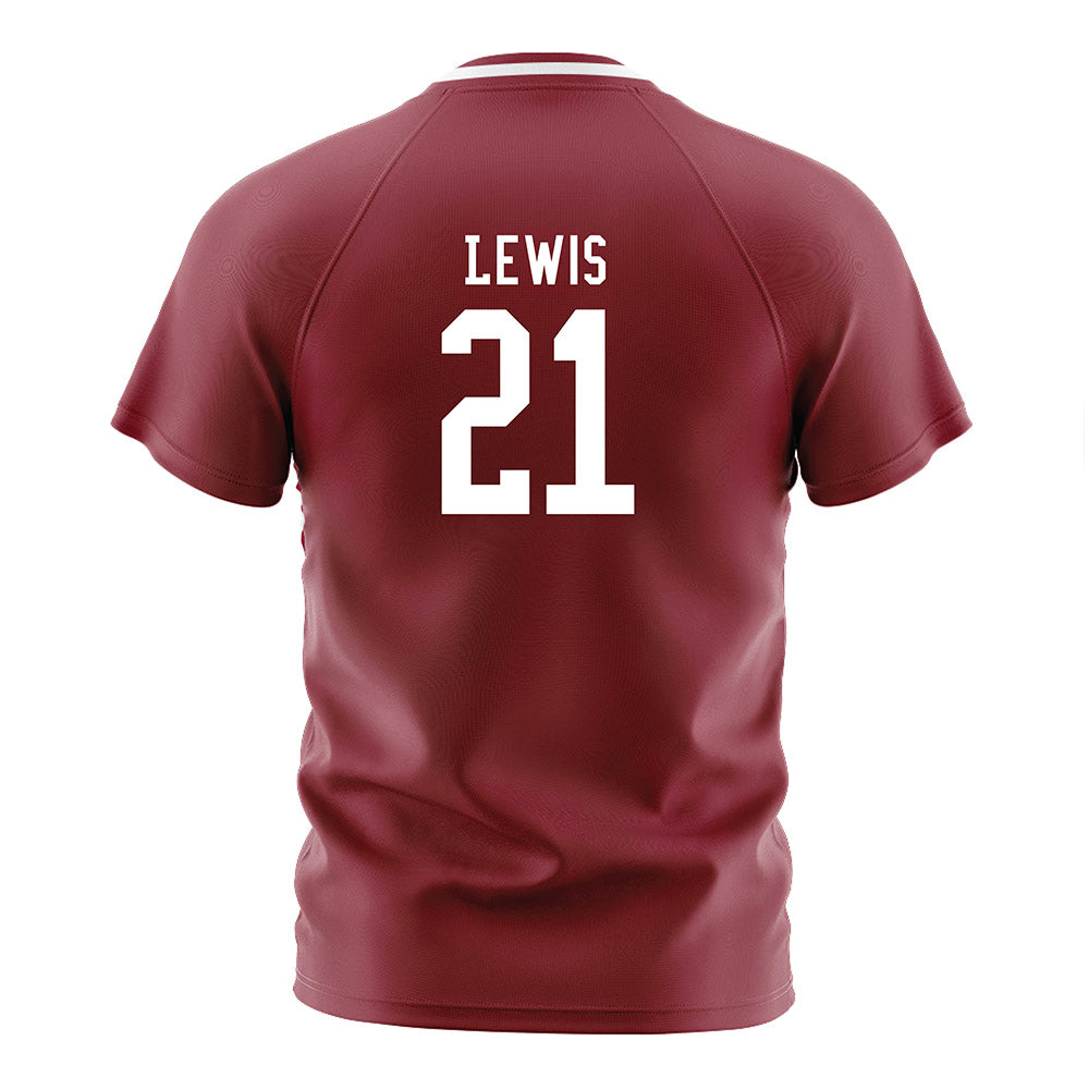 SCU - NCAA Women's Soccer : Raygen Lewis - Red Soccer Jersey-1