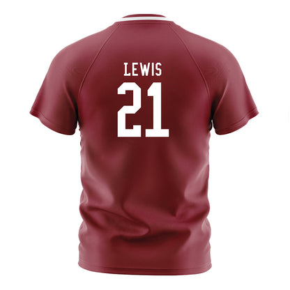 SCU - NCAA Women's Soccer : Raygen Lewis - Red Soccer Jersey-1