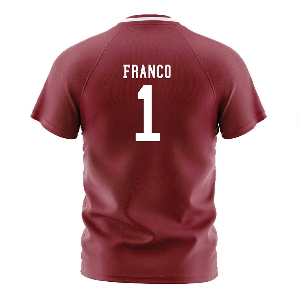 SCU - NCAA Women's Soccer : Amaris Franco - Red Soccer Jersey-1